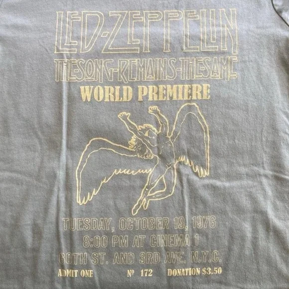LED ZEPPELIN Short Sleeve Tee Shirt XS - Picture 3 of 4